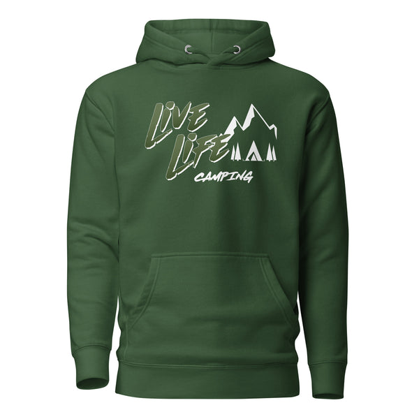 Camping - Premium Hoodie - Forest Green