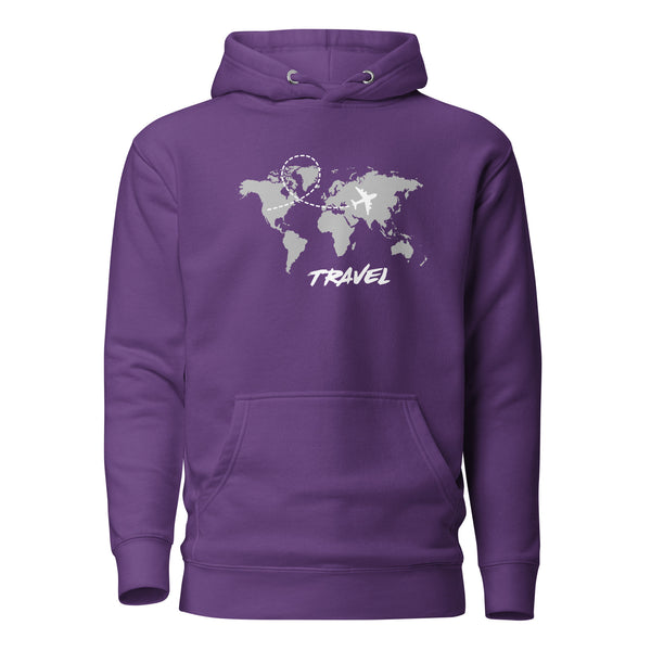 Travel - Premium Hoodie - Purple