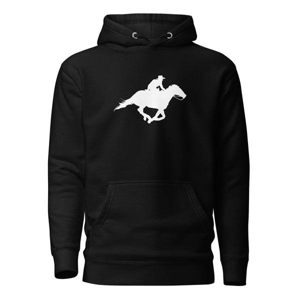Horse # 2 - Fitted Premium Hoodie - Black