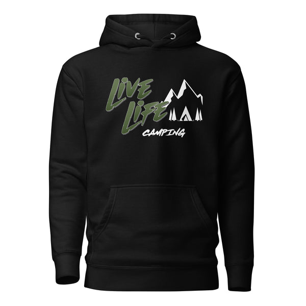 Camping - Premium Hoodie - Black