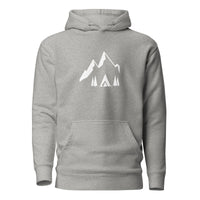 Camping Logo - Premium Hoodie - Carbon Grey