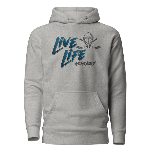 Hockey 2 (Goalie) - Premium Hoodie - Grey 2