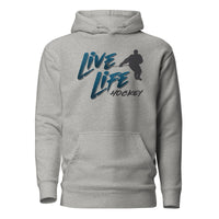 Hockey 1 (Player) - Premium Hoodie - Grey