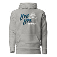 Hockey 2 (Goalie) - Premium Hoodie - Grey