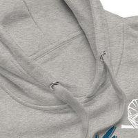 Hockey 2 (Goalie) - Premium Hoodie - Grey