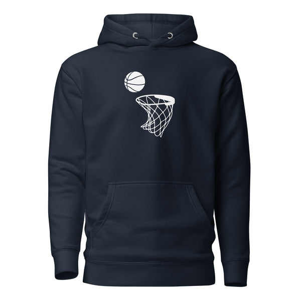 Basketball Logo 2 - Premium Hoodie - Navy Blazer