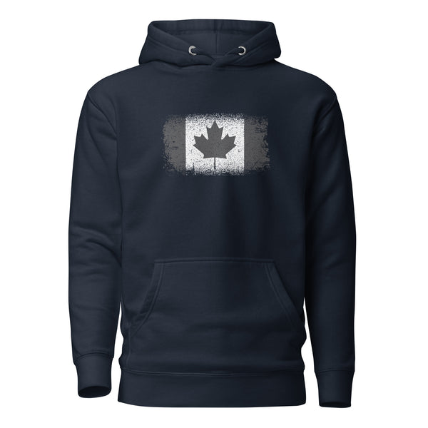 Canada Flag Logo - Premium Hoodie - Navy Blazer