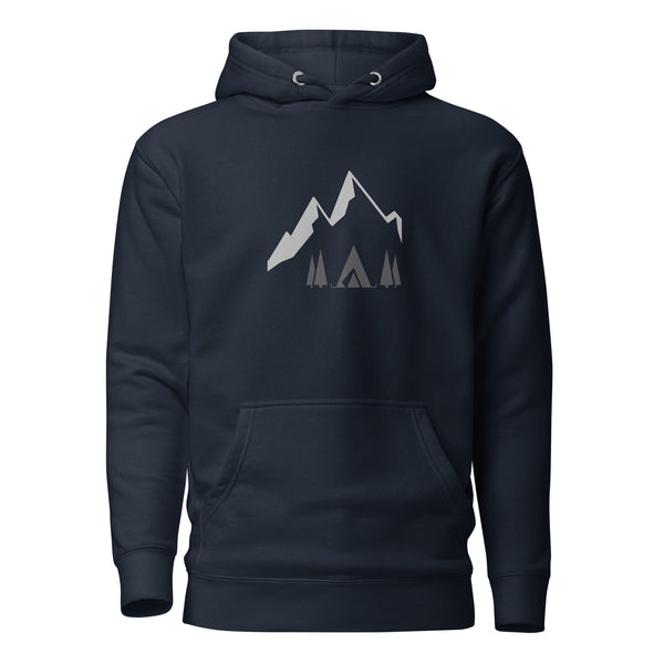 Camping Logo - Premium Hoodie - Navy Blazer