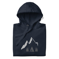 Camping Logo - Premium Hoodie - Navy Blazer