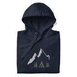 Camping Logo - Premium Hoodie - Navy Blazer