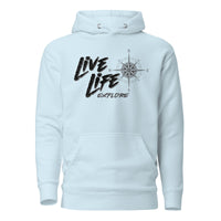 Explore - Premium Hoodie - Sky Blue