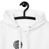 Basketball Logo 2 - Premium Hoodie - White