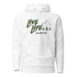 Camping - Premium Hoodie - White